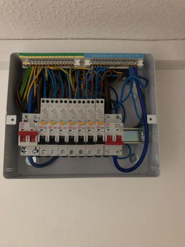 Fuse board rewire
