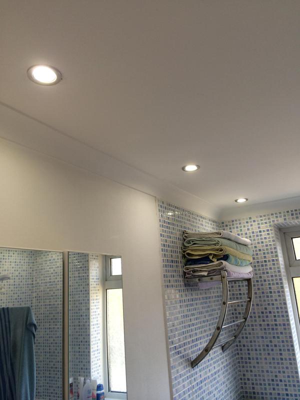 Bathroom recessed downlights