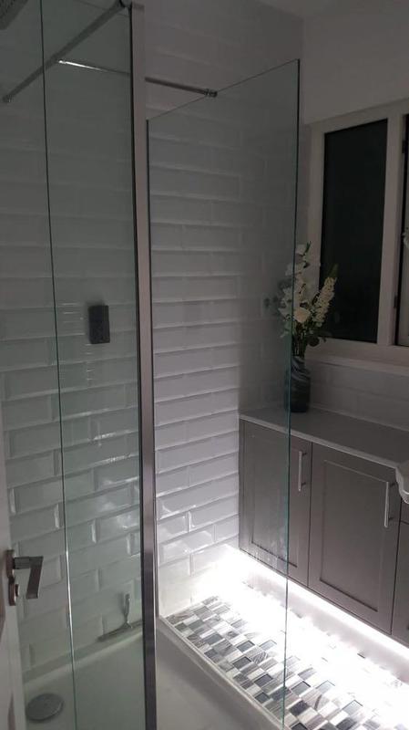 Bathroom LED plinth lighting